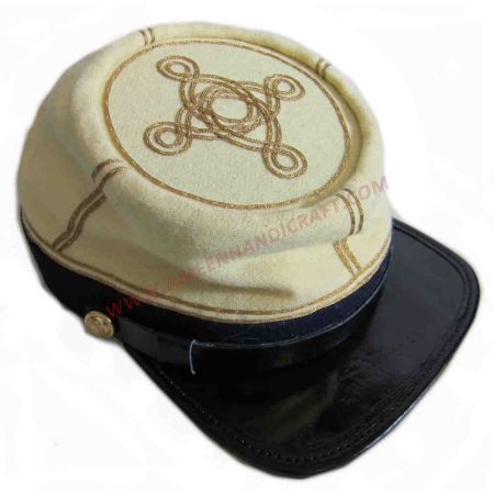 US Civil War Confederate Captain Kepi