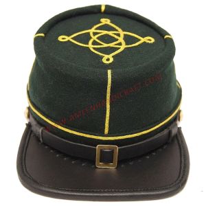 Leather Peak Civil War Kepi