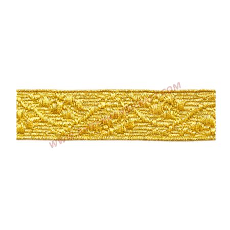 Oakleaf Metallic Gold Braids