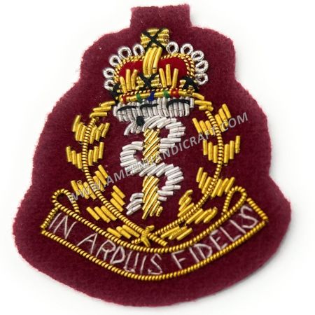 Military Beret Insignia Officers Bullion Cap Badge