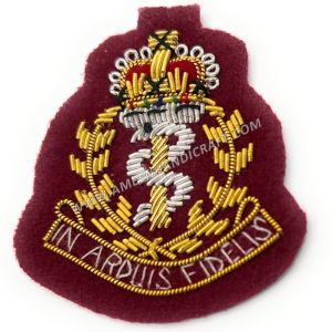 Military Beret Insignia Officers Bullion Cap Badge