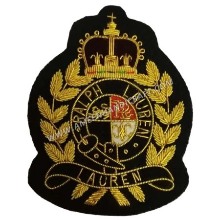 Ralph Lauren Hand Embroidered Bullion Badge