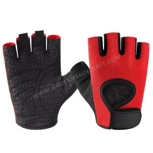 Breathable Mesh Gym Gloves for Cross-Training