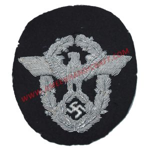 German WWII Fire Police Officers Sleeve Eagle Badge