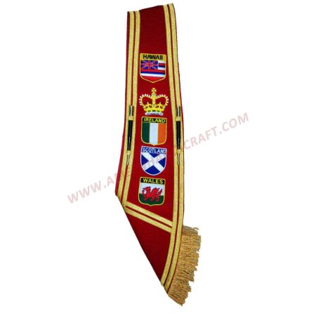 Custom Made Pipers Shoulder Sash
