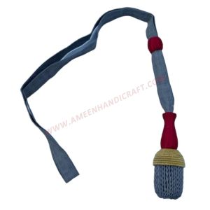 Grey Yellow Red Sword Knot