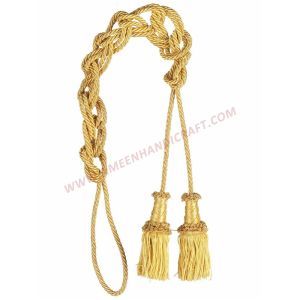 Metallic Thread & viscose 2 Tassels