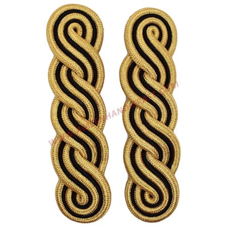 Black & Gold Ceremonial Uniform Shoulder Boards