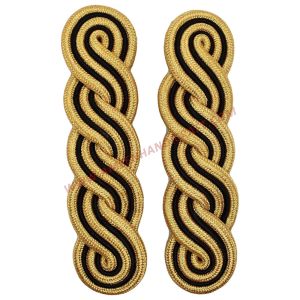 Black & Gold Ceremonial Uniform Shoulder Boards