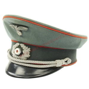 German WWII Army Heer Artillery Officer Visor Cap