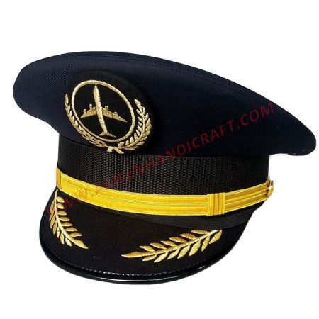 Emirates Pilots Officer Visor Embroidery Cap
