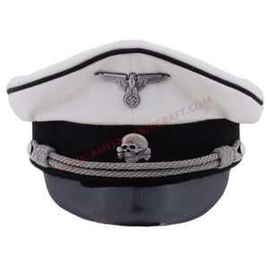 German WWII Allgemeine SS Officer Visor Cap