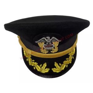 Us Navy Officer Oak Leaves Visor Cap