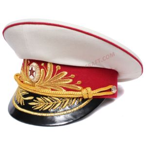 Russian Infantry Generals White Visor Cap