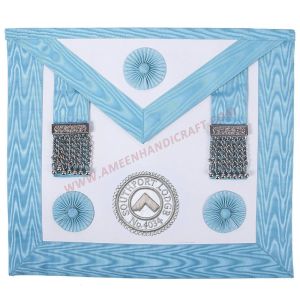 Master Mason Craft Apron Turquoise Moire